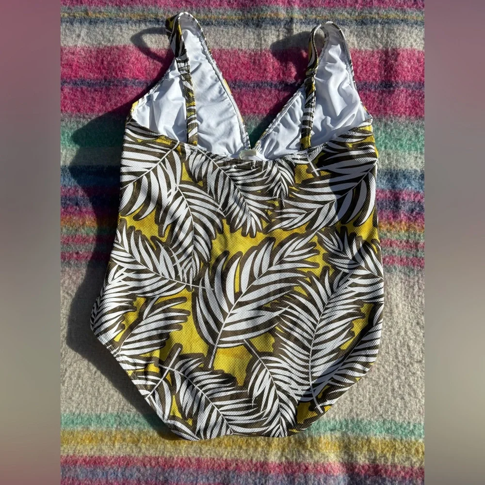 SEA LEVEL Green Palmhouse Panel Line Swimsuit‎ - Picture 6 of 8